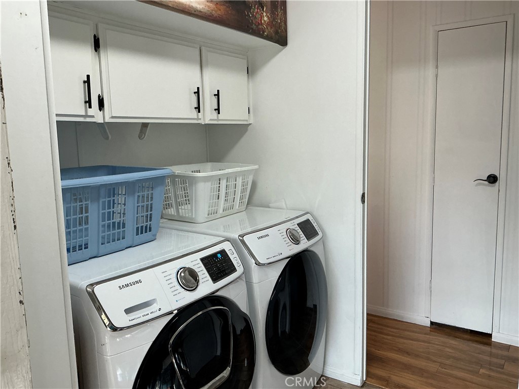 17625 Langlois Road, Unit SPACE 13 Desert Hot Springs, CA 92241 - Photo 27 of 47 a utility room with dryer and washer