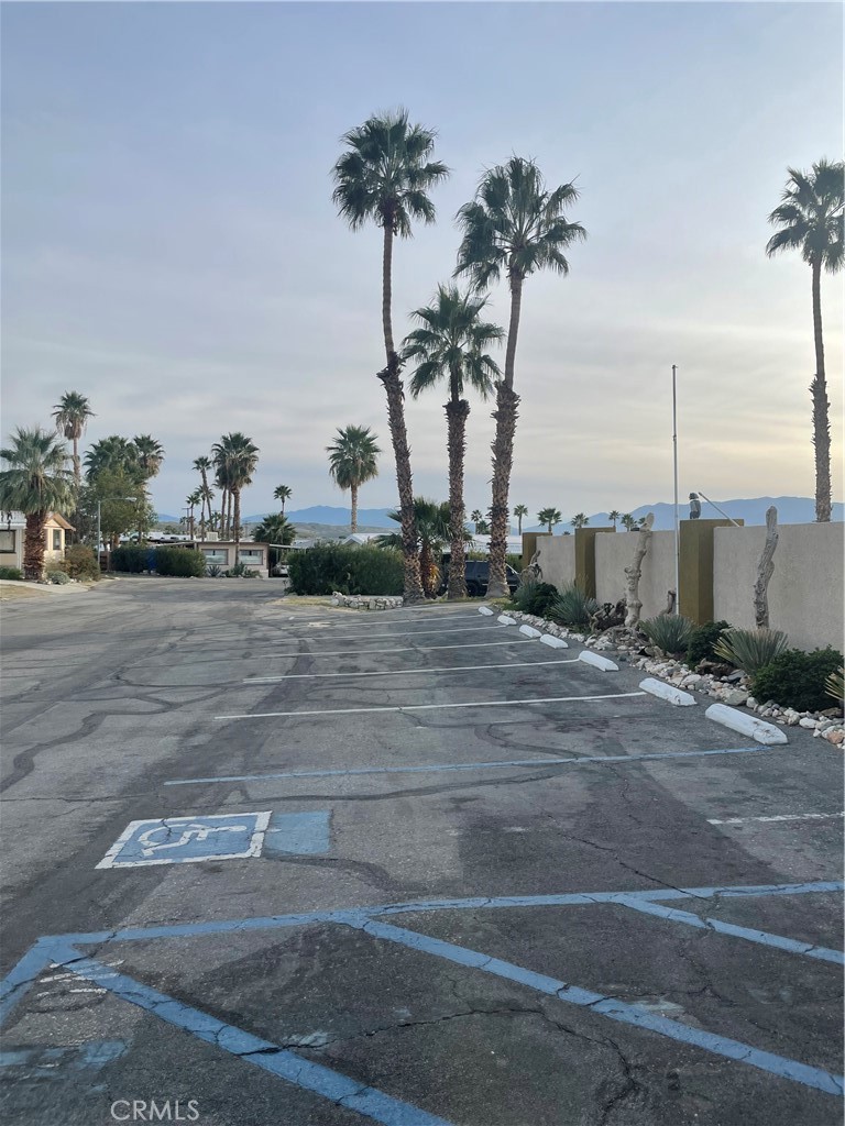 17625 Langlois Road, Unit SPACE 13 Desert Hot Springs, CA 92241 - Photo 46 of 47 a view of a palm tree next to a road