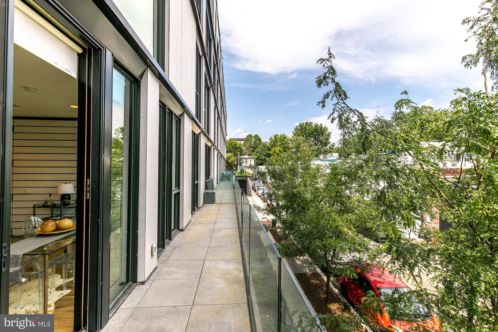 57 N Street Northwest, Unit 225 Washington, DC 20001 - Photo 11 of 26 LONG private blacony