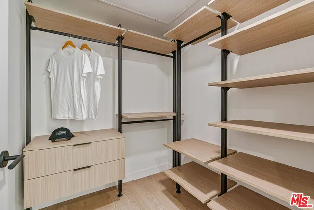 a room with furniture