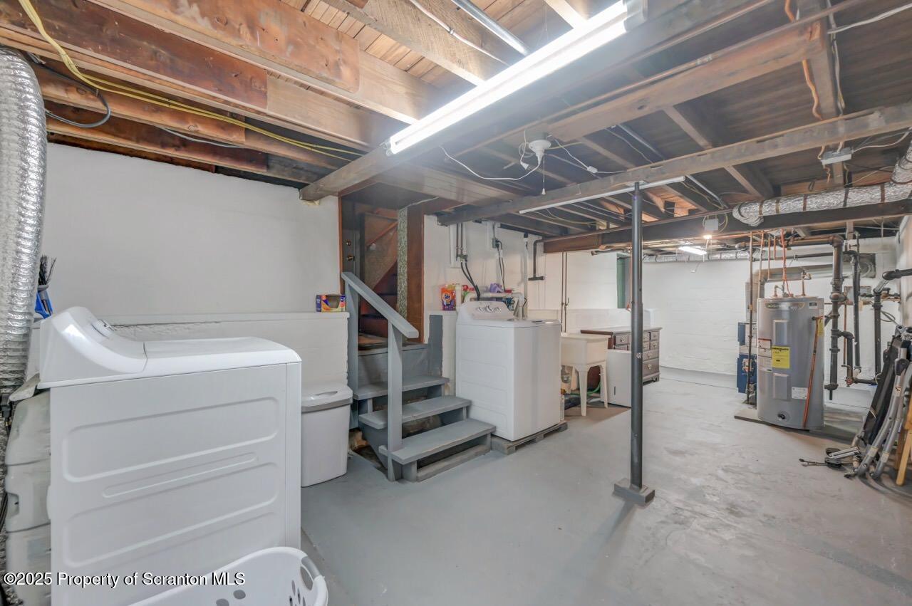 167 Handley Street Eynon, PA 18403 - Photo 37 of 48 a view of storage and utility room