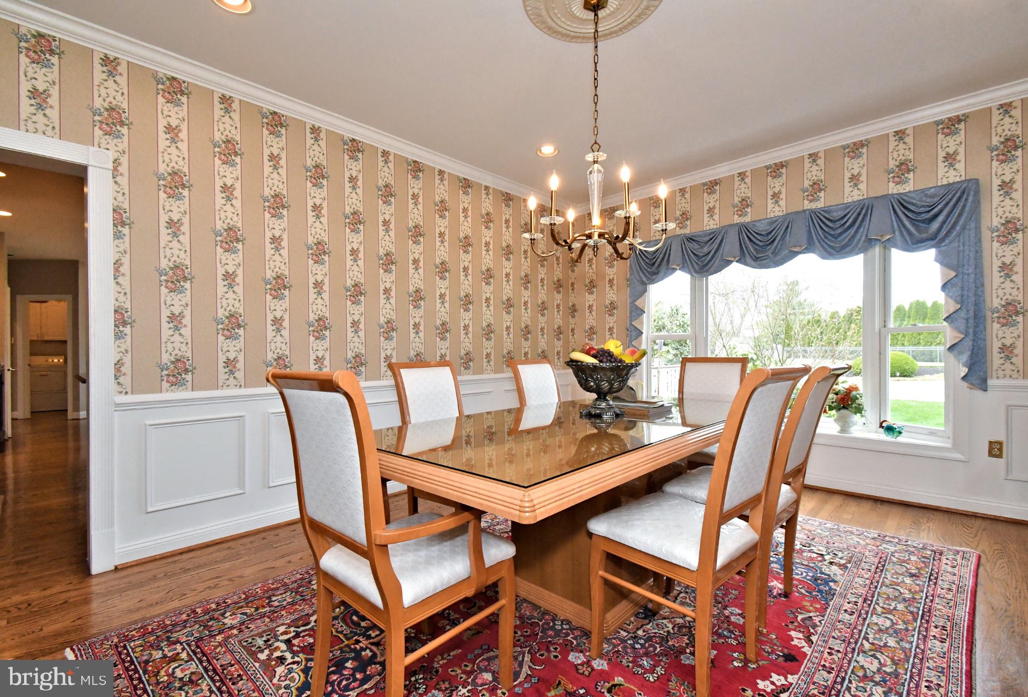112 South Mennonite Road Collegeville, PA 19426 - Photo 23 of 131 Elegant dining space with floral accents.