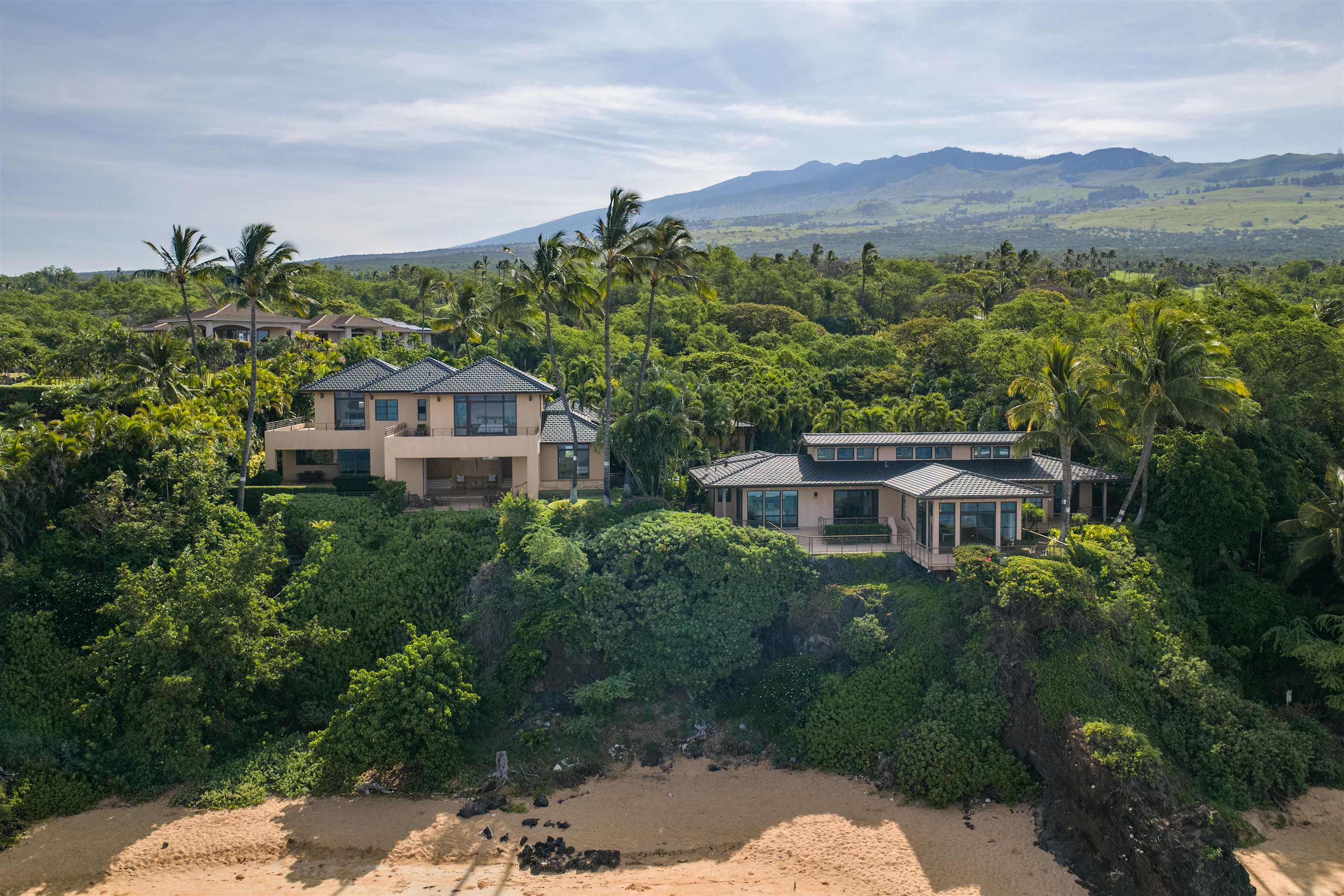 4640-4650 Makena Road Kihei, HI 96753 - Photo 4 of 48 a aerial view of a house with a yard and potted plants