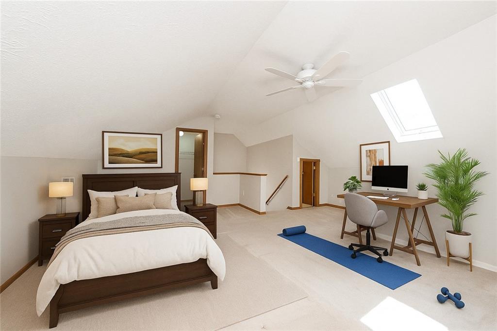 131 Pony Drive Freedom, PA 15042 - Photo 27 of 39 a bedroom with a bed a desk and chair