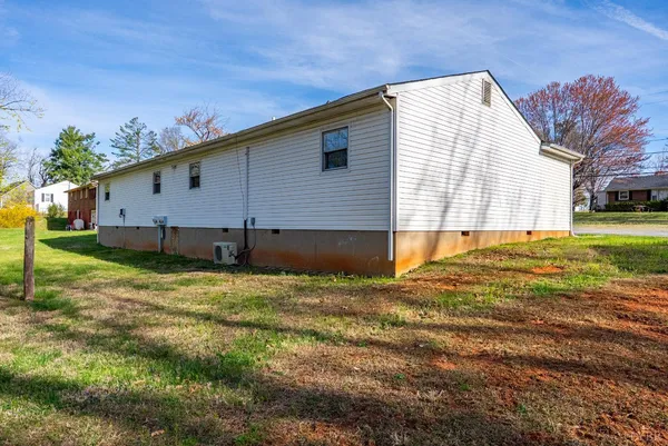 a backyard of a house