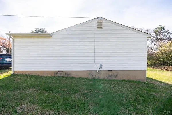 a backyard of a house