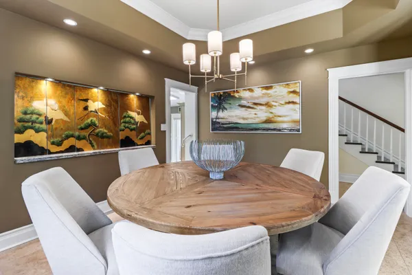 a view of a living room and a couch