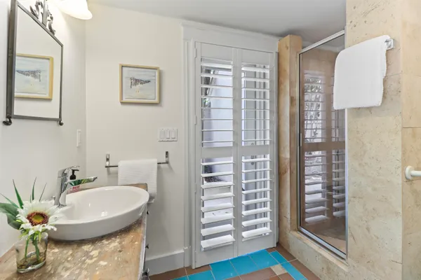 a living room with furniture and window