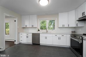 16 Cherry Brook Drive Princeton, NJ 08540 - Photo 10 of 28 a kitchen with granite countertop white cabinets and white appliances