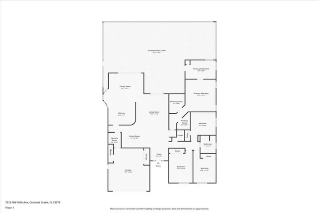 $799,000 | 7312 Northwest 45th Avenue, Coconut Creek, FL 33073