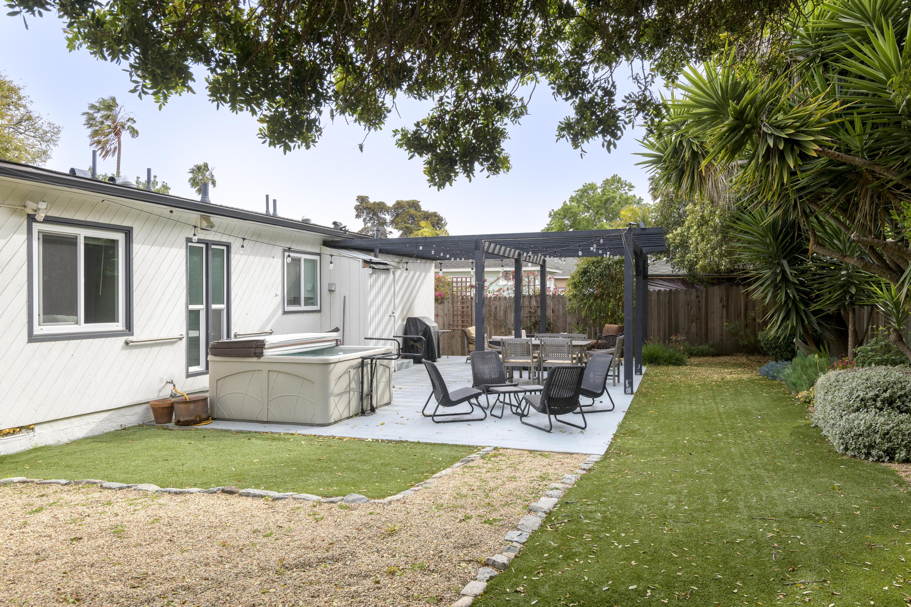 1102 Del Mar Avenue Santa Barbara, CA 93109 - Photo 22 of 39 a view of a house with backyard and sitting area