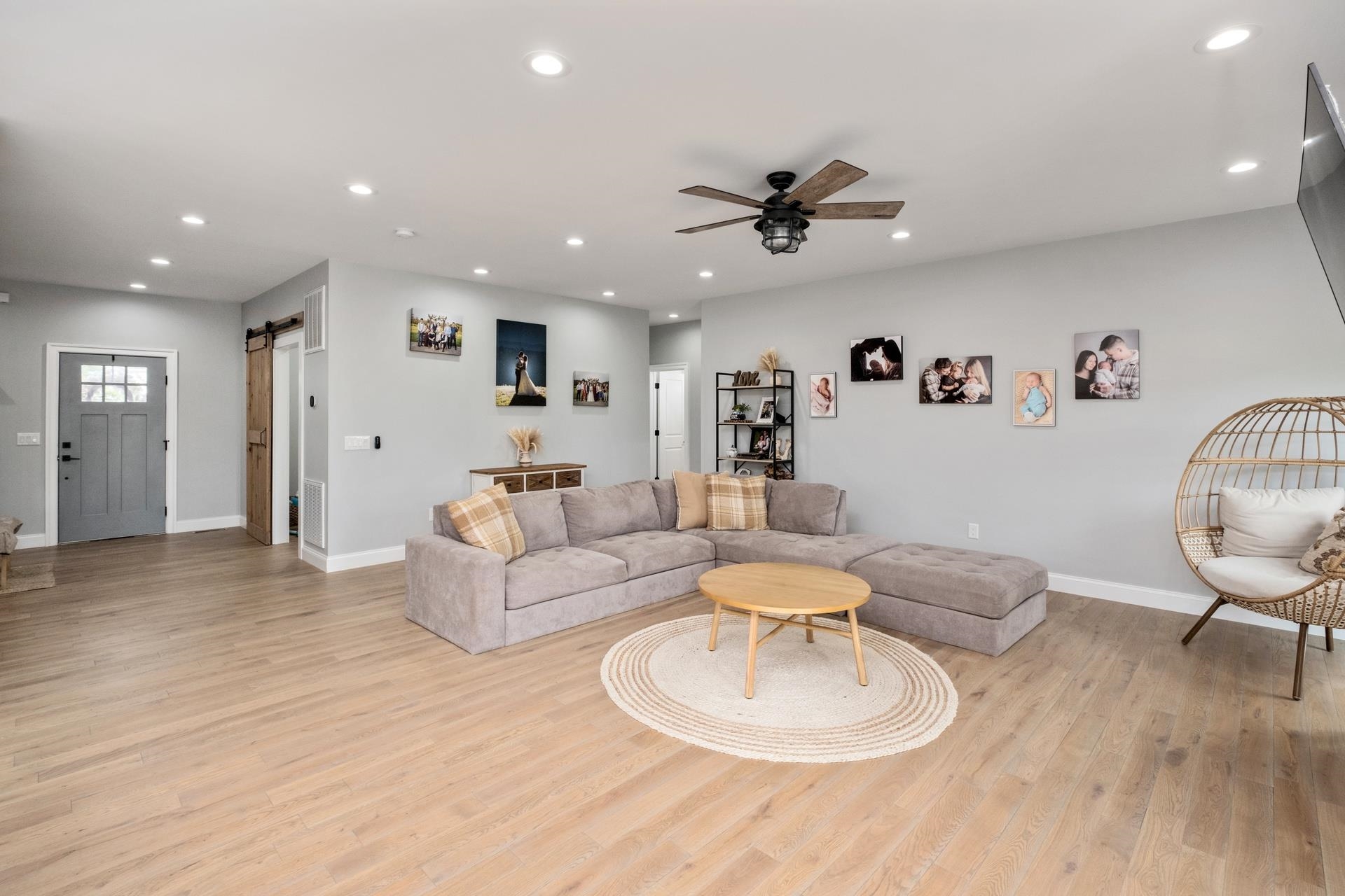 303 Bartley Street Dayton, VA 22821 - Photo 14 of 47 a living room with furniture and a wooden floor