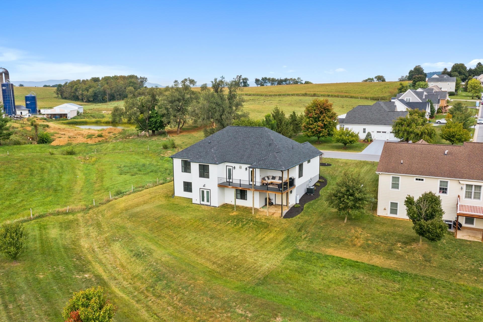 303 Bartley Street Dayton, VA 22821 - Photo 39 of 47 an aerial view of a house with a garden
