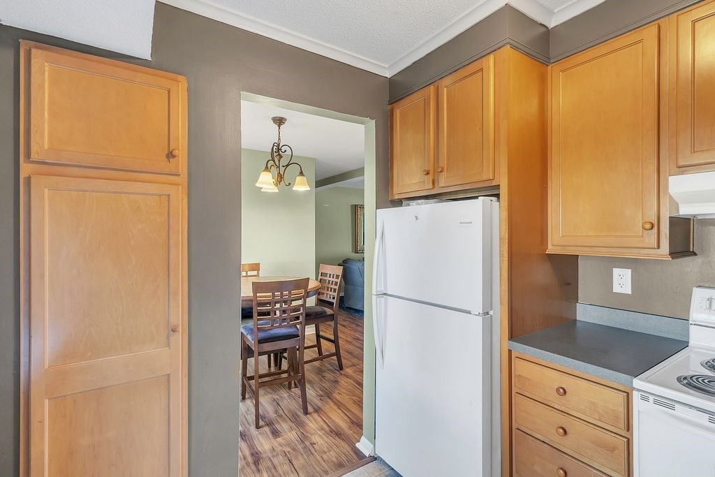 103 Nassau Drive, Unit 103 Springfield, MA 01129 - Photo 16 of 25 a kitchen with a refrigerator and cabinets