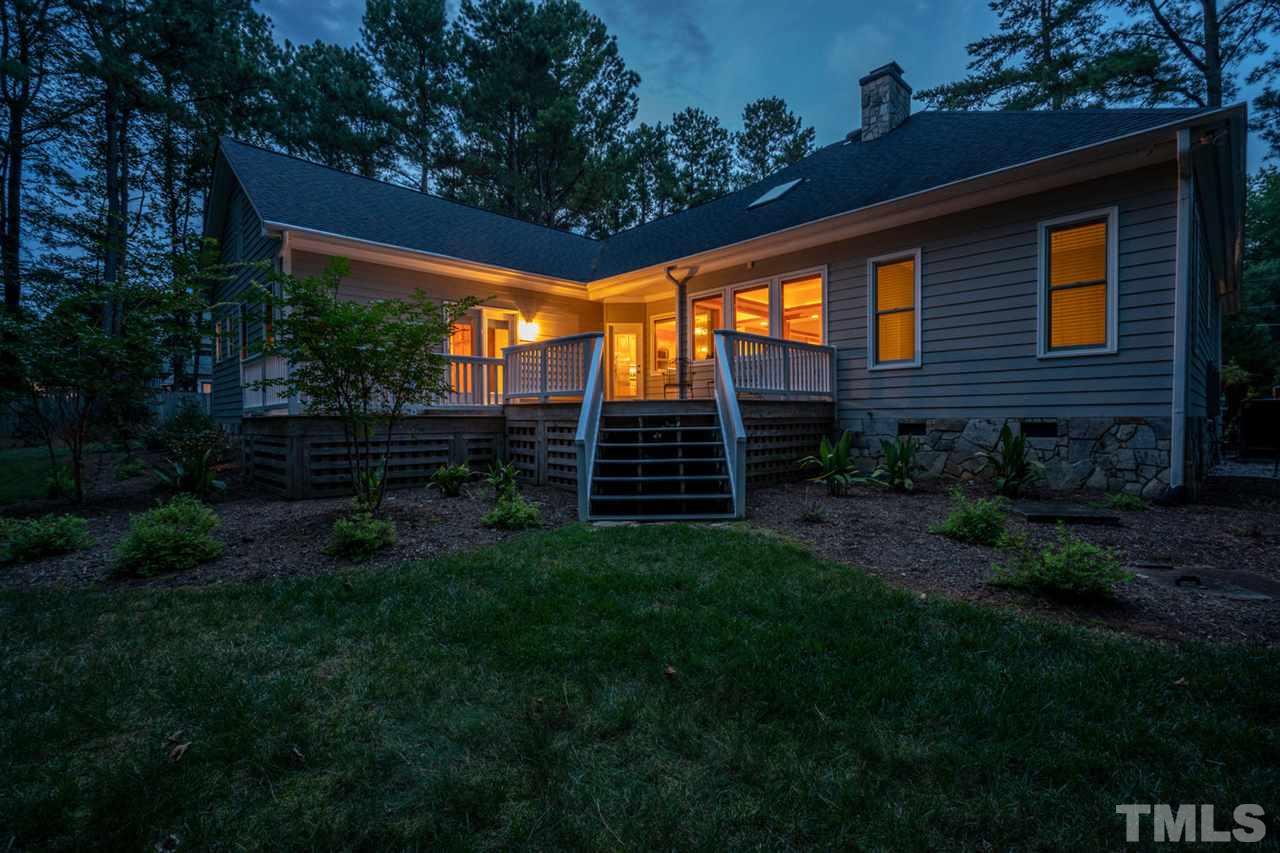 2537 Mt Vernon Church Road Raleigh, NC 27614 - Photo 25 of 30 a backyard of a house with lots of green space