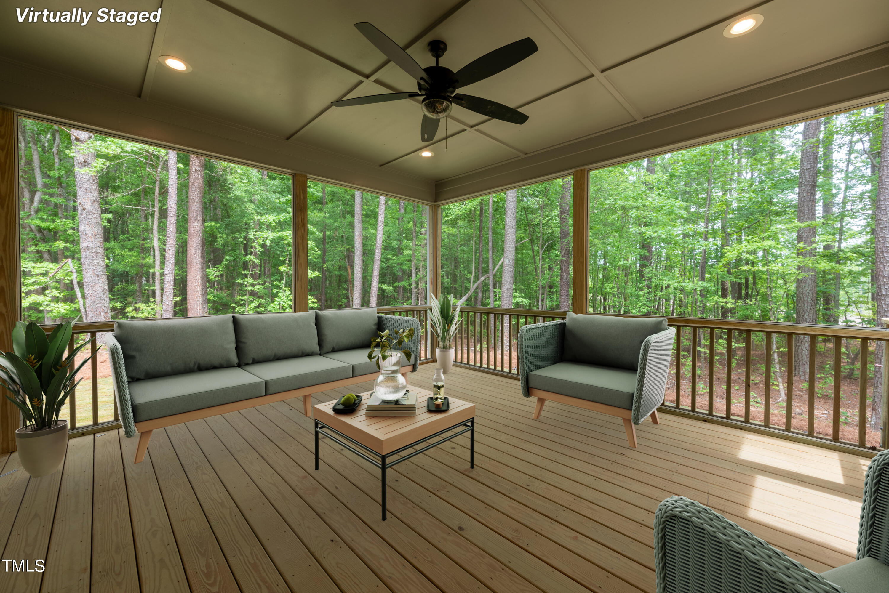 3602 Horseshoe Road Franklinton, NC 27525 - Photo 26 of 70 Screened Porch staged
