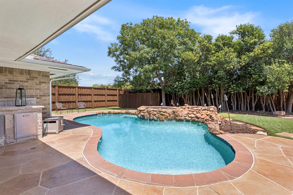 14420 Overview Drive Dallas, TX 75254 - Photo 33 of 35 a view of a swimming pool with a patio