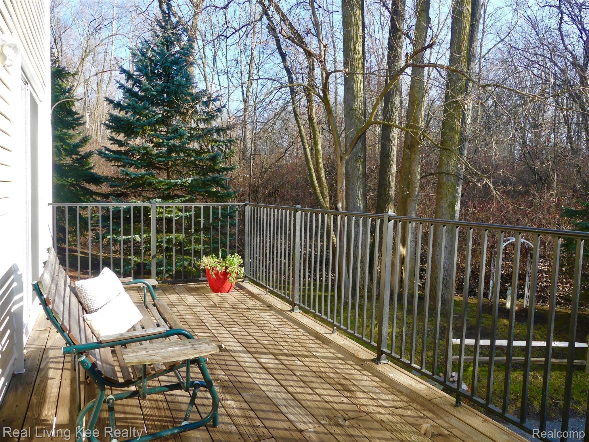 1326 Brook Lane Rochester, MI 48306 - Photo 38 of 47 Gorgeous wooded view from large balcony