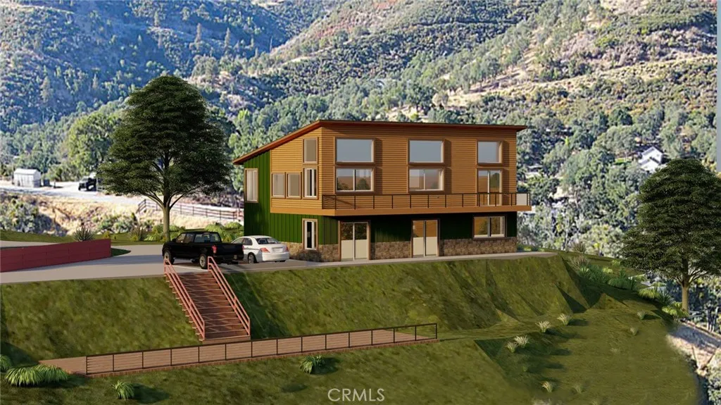 0 Zurich Tehachapi, CA 93561 - Photo 37 of 51 Artist rendering. Current (attached) design lends itself to 1) a 3/2 with a 2+ car gar. OR 2) a 2/2 with 3+ gar, OR 3) a 1/1 with full studio and 3+ gar. Easy revision done once plans submitted for engineered plans. What do YOU NEED MOST??