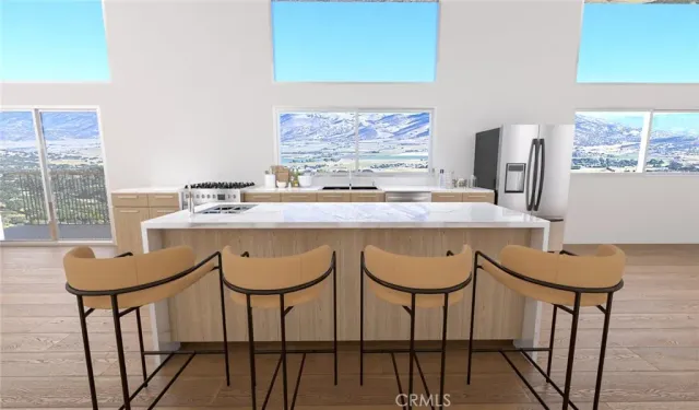 a view of a tree with a yard