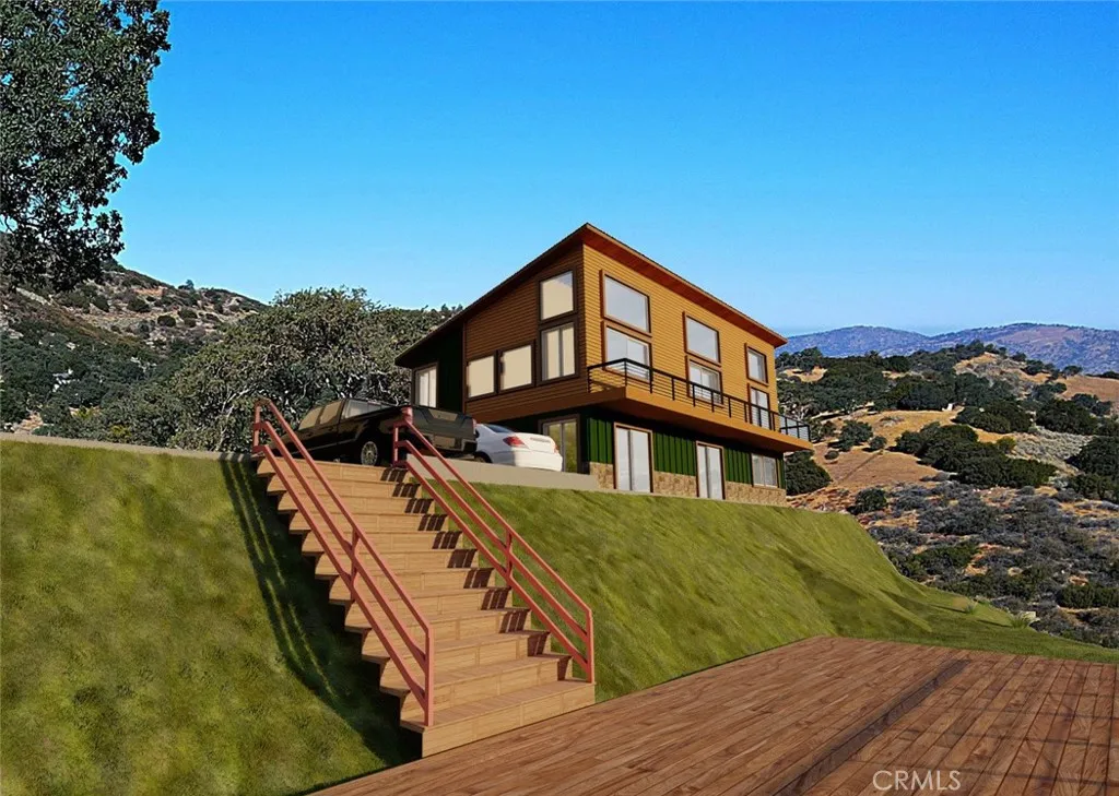 0 Zurich Tehachapi, CA 93561 - Photo 43 of 51 Artist rendering. View from proposed lower deck up to home.