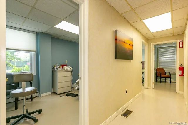 a view of a workspace with a window