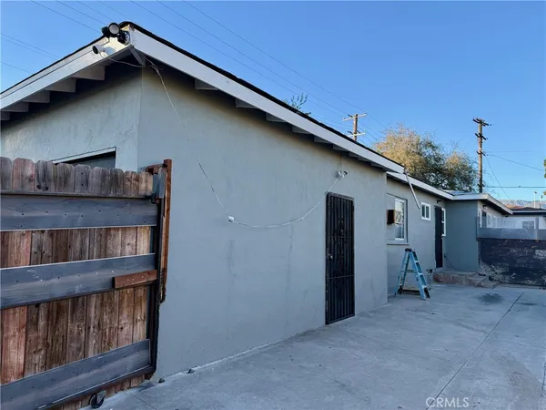 a view of a house with a deck