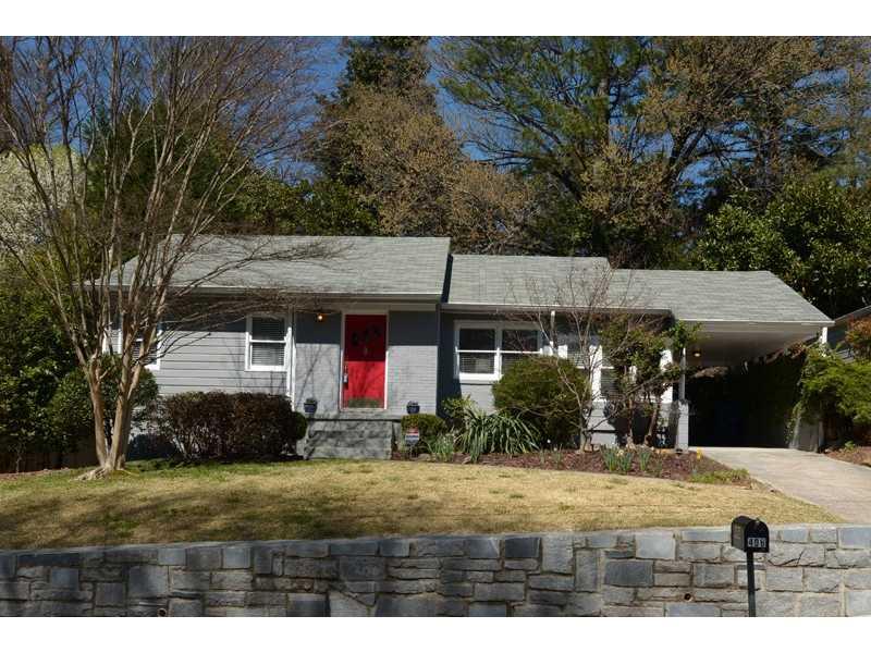 406 Wimbledon Road Northeast Atlanta, GA 30324 - Photo 1 of 1 Exterior Front.