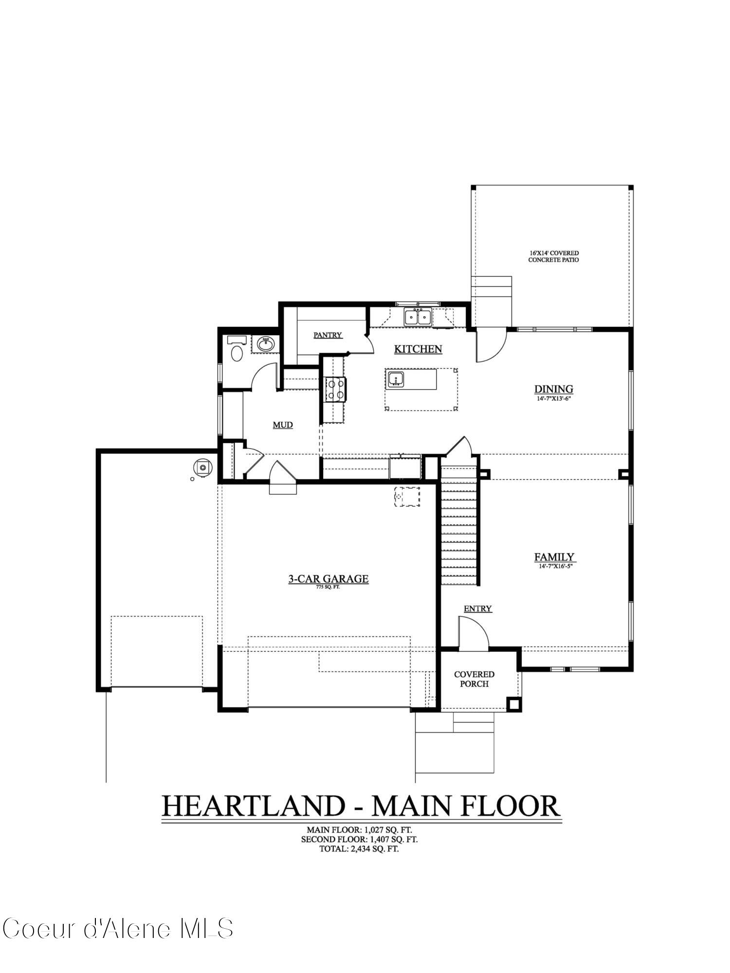 14901 North Liane Lane Rathdrum, ID 83858 - Photo 25 of 26 Floor Plan