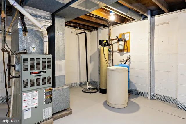 a view of storage and utility room