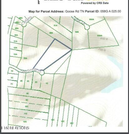 Lot 57 Goose Road Celina, TN 38551 - Photo 18 of 18 TOPO MAP