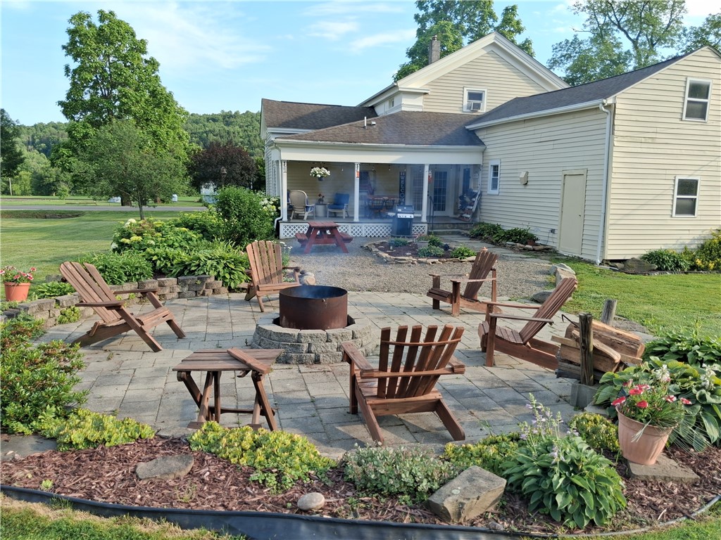 11683 County Route 119 Addison, NY 14801 - Photo 32 of 37 Fire Pit with garden