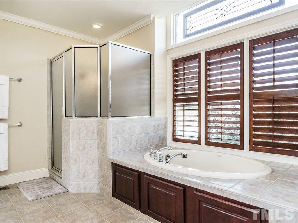 2125 Olive Chapel Road Apex, NC 27502 - Photo 15 of 25 Master bath also includes large whirlpool tub and oversized shower.