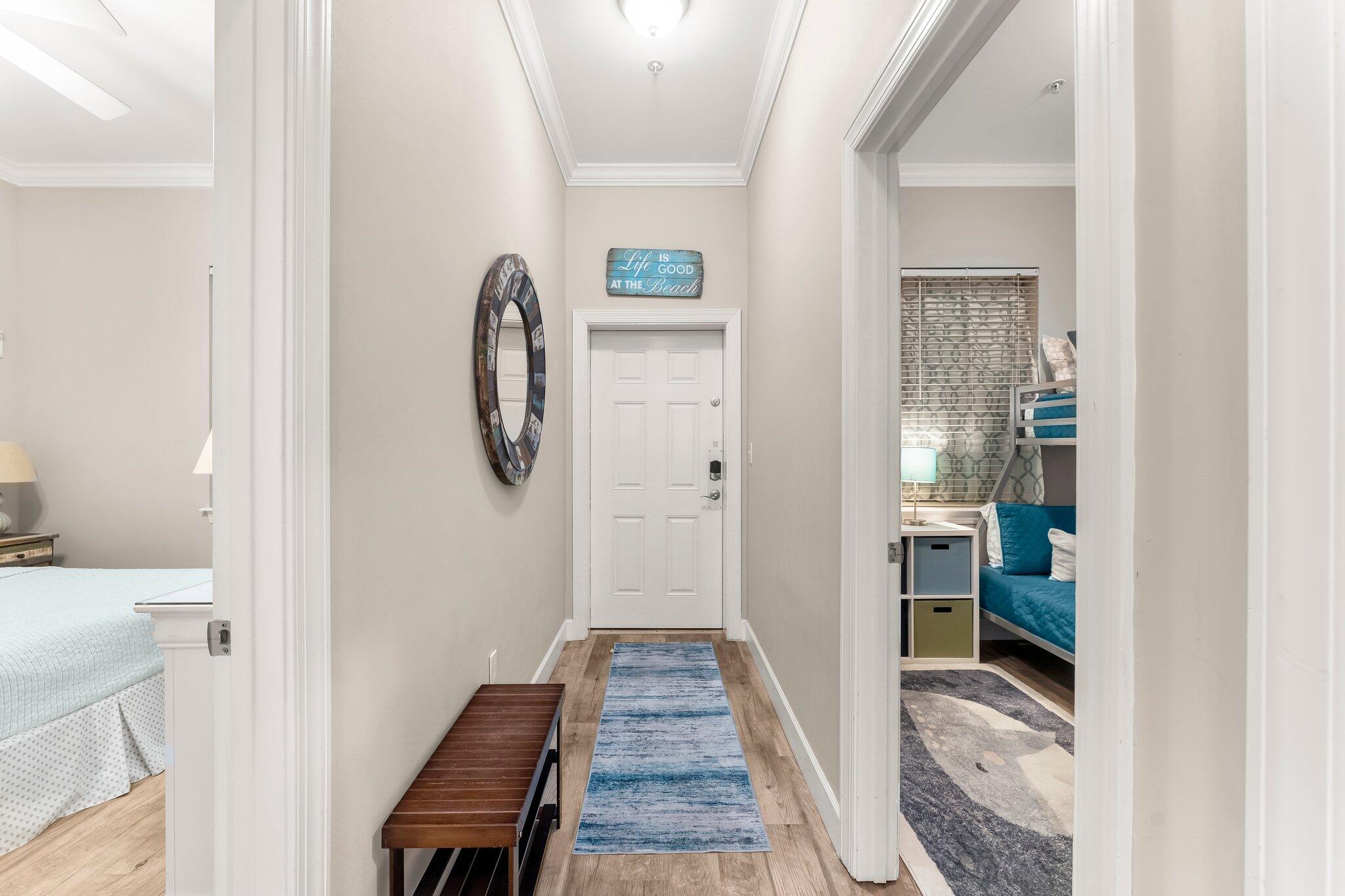 231 Somerset Bridge Road, Unit 2209 Santa Rosa Beach, FL 32459 - Photo 11 of 30 a view of a hallway with elevator