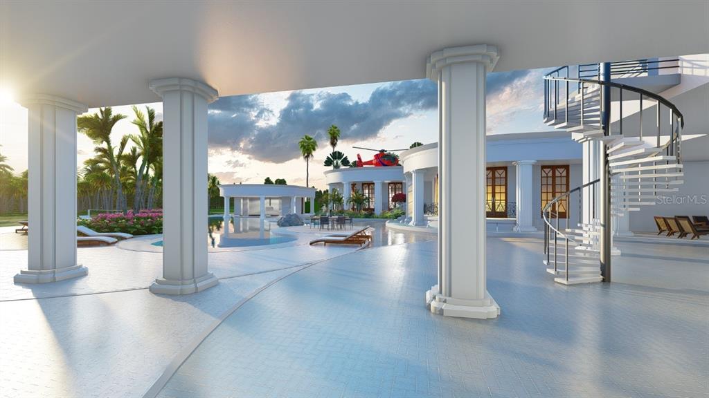 9621 Windy Ridge Road Windermere, FL 34786 - Photo 11 of 28 a view of living room with furniture and floor to ceiling window