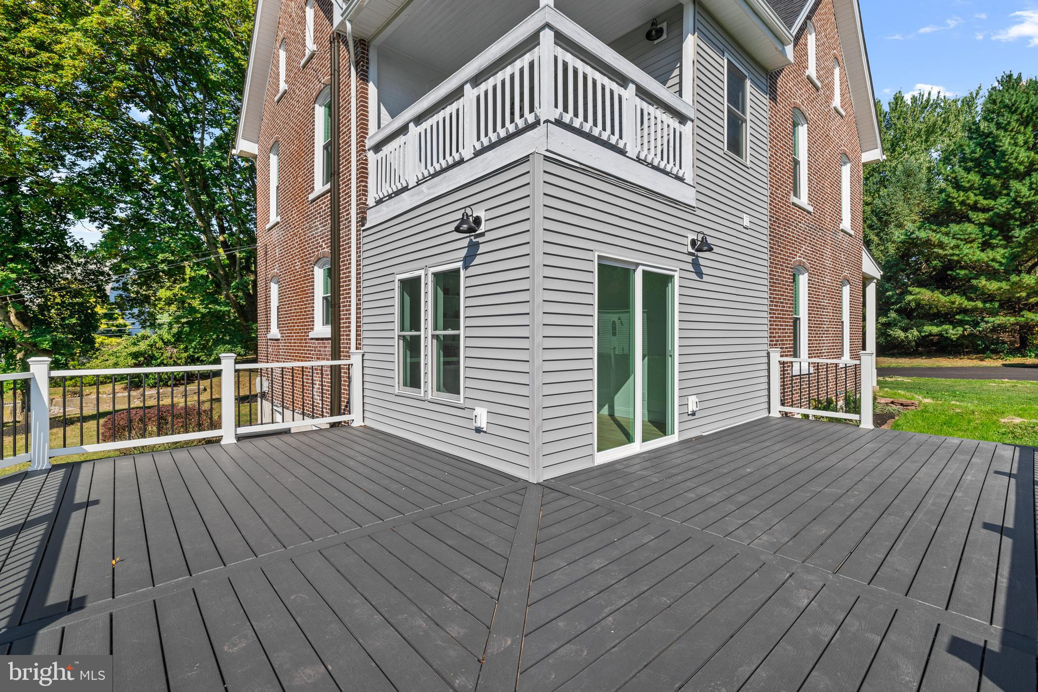 2055 Allentown Road Hatfield, PA 19440 - Photo 34 of 43 a view of backyard with deck and wooden floor