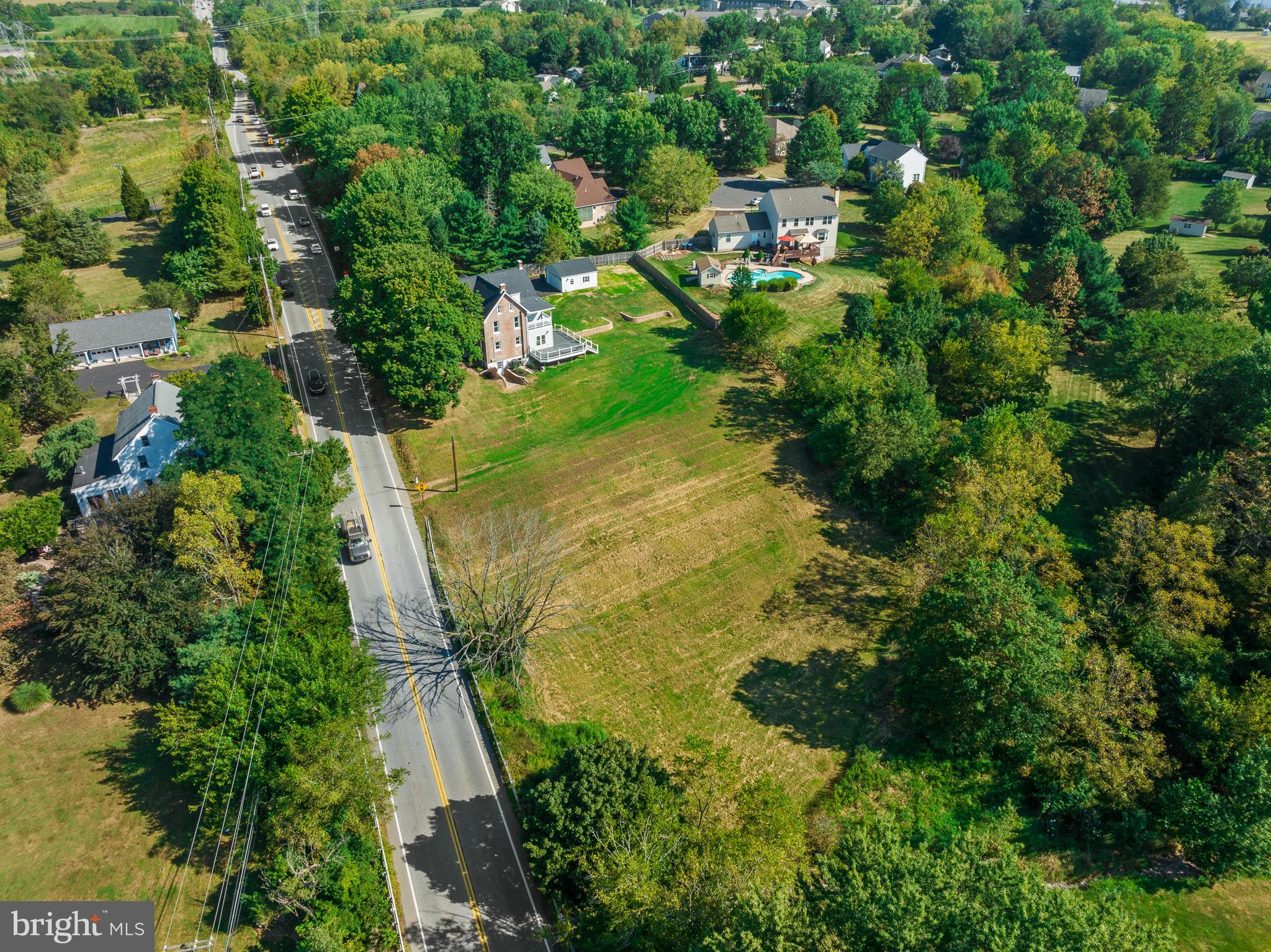 2055 Allentown Road Hatfield, PA 19440 - Photo 39 of 43 an aerial view of residential house with outdoor space and trees all around