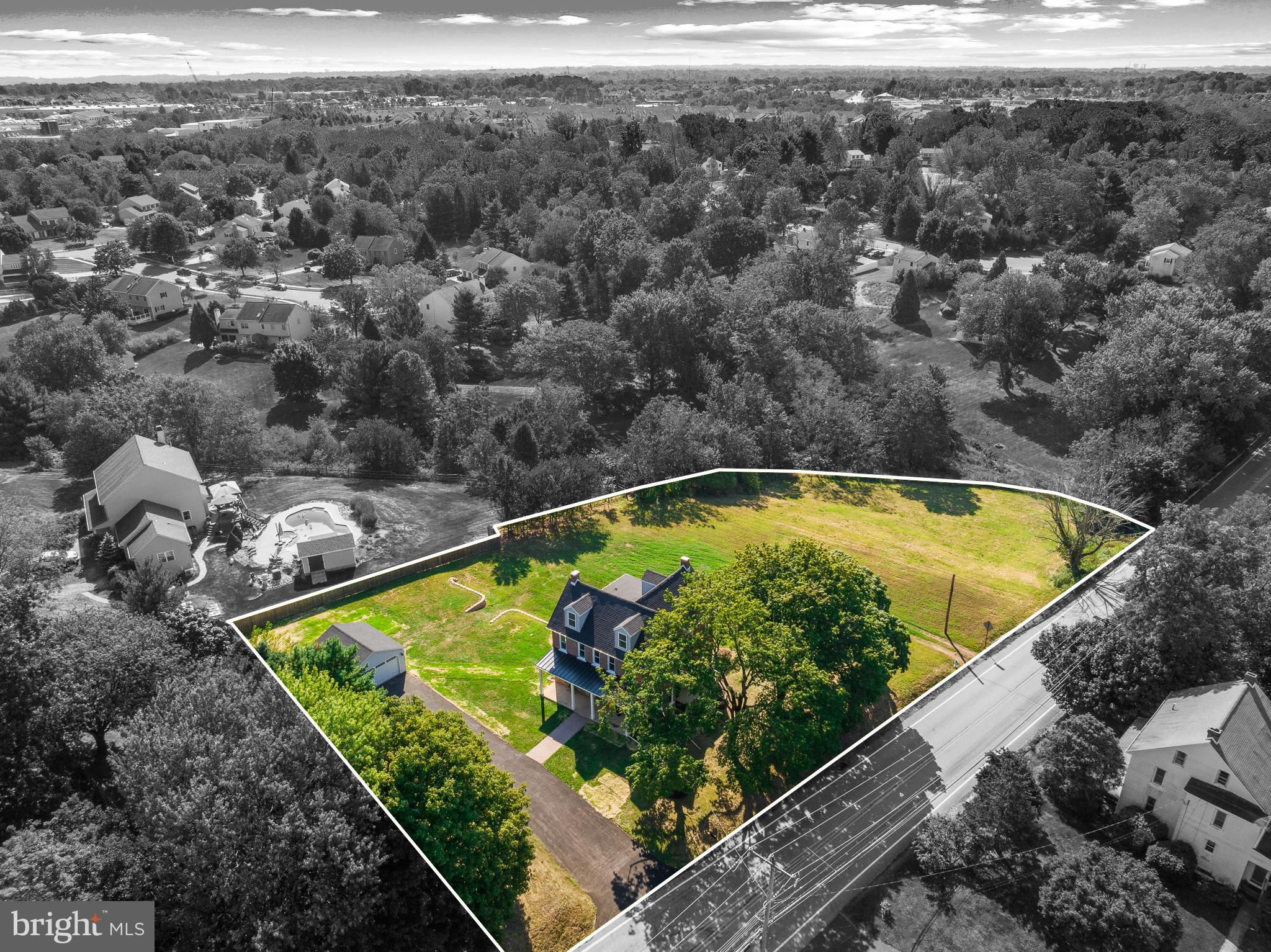 2055 Allentown Road Hatfield, PA 19440 - Photo 40 of 43 a view of a pool with a yard from a sink