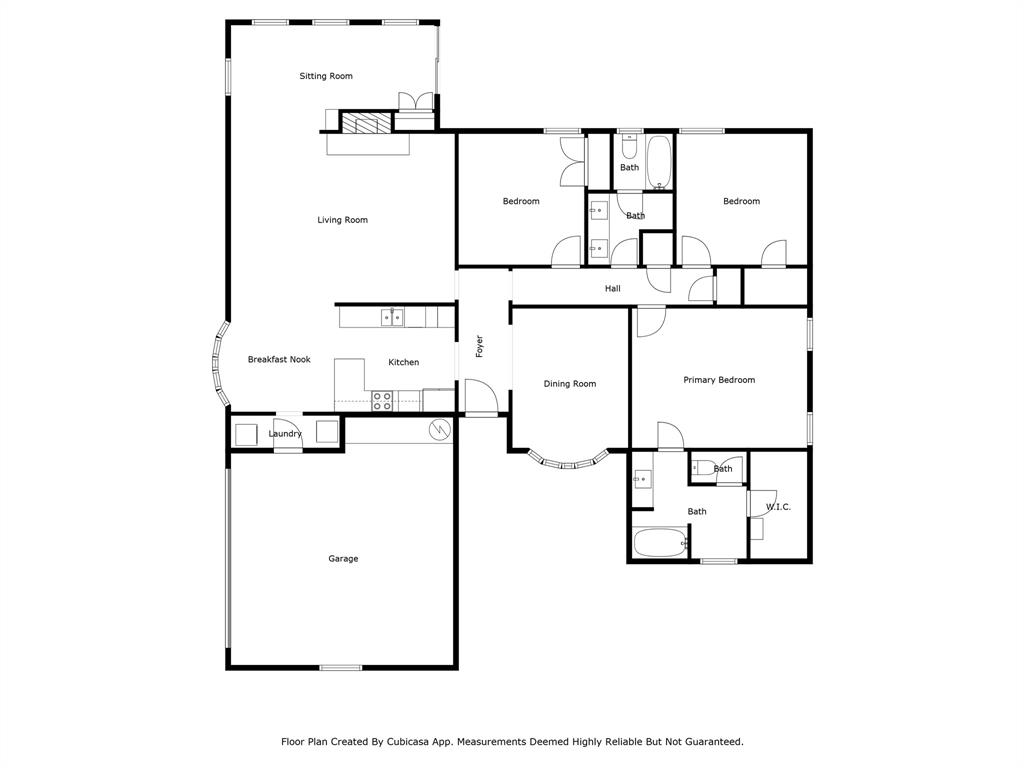 1003 Canton Road Cleburne, TX 76033 - Photo 39 of 40 a picture of a floor plan