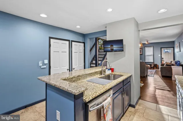 a room with furniture and a window