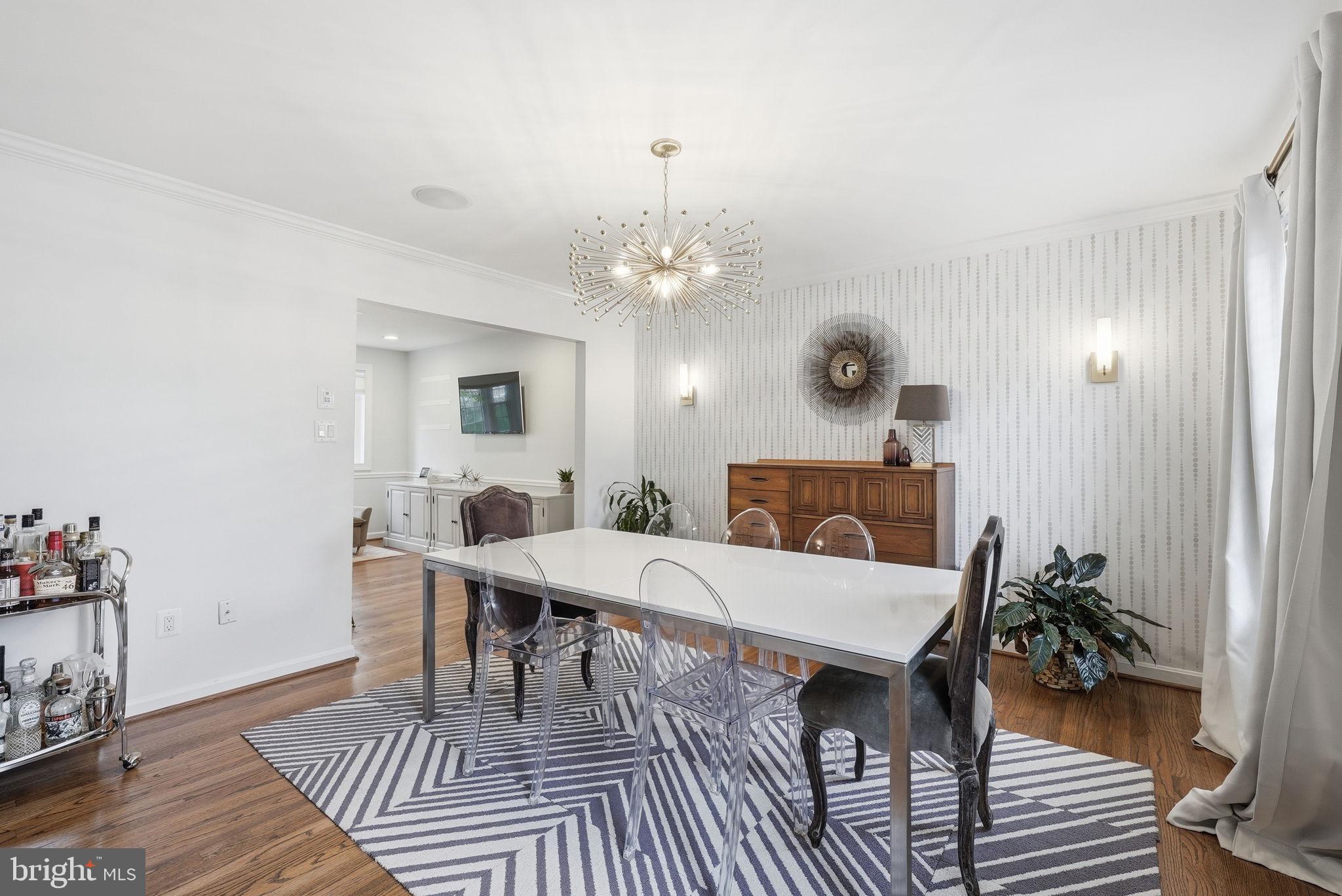 9503 Rockport Road Vienna, VA 22180 - Photo 15 of 48 a view of a dining room with furniture