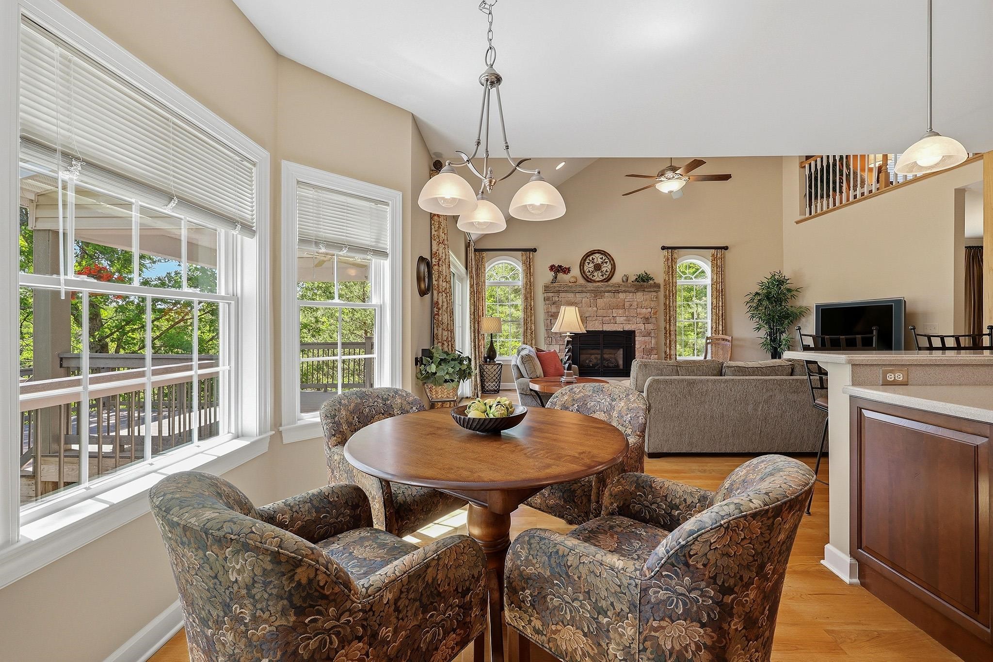 759 Rife's Ford Road Verona, VA 24482 - Photo 11 of 66 a living room with fireplace furniture and a large window