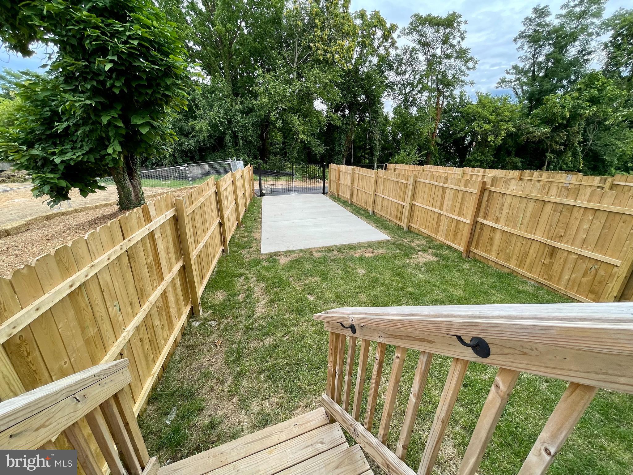 2433 Elvans Road Southeast Washington, DC 20020 - Photo 8 of 43 Fenced Rear Yard & Parking