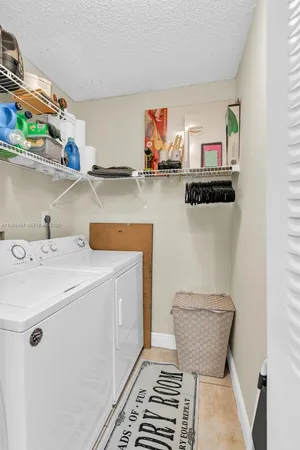 a room with storage and utility