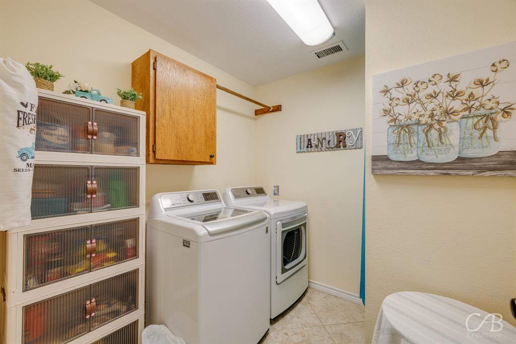 103 Arrow Point Abilene, TX 79601 - Photo 27 of 40 a utility room with dryer and washer