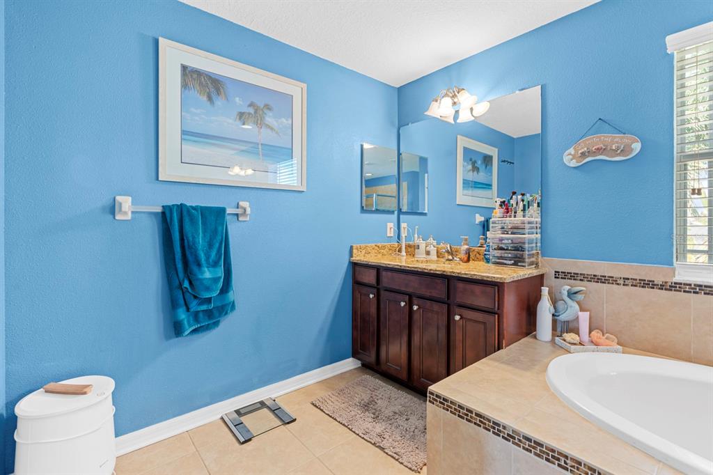 159 Star Shell Drive Apollo Beach, FL 33572 - Photo 49 of 57 a bathroom with a sink and a mirror