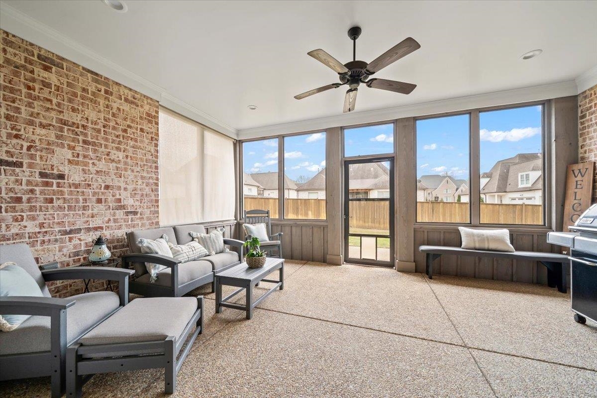 12335 Cascabel Lane Collierville, TN 38017 - Photo 30 of 38 a living room with furniture and a large window