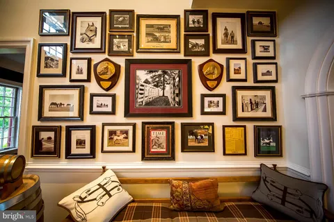 a view of swimming pool with a yard