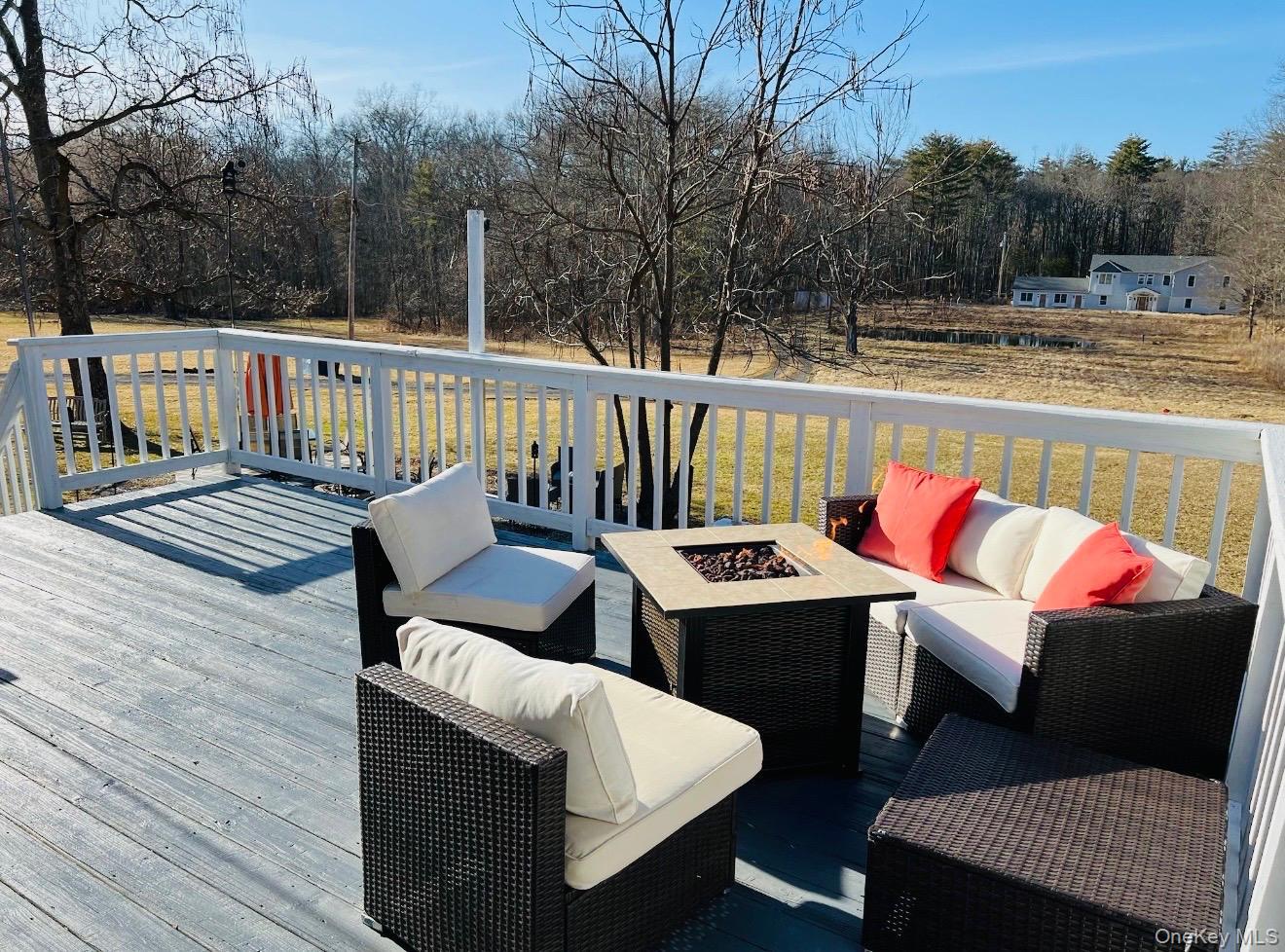 2374 Bruynswick Road Wallkill, NY 12589 - Photo 19 of 24 Deck with view of pond