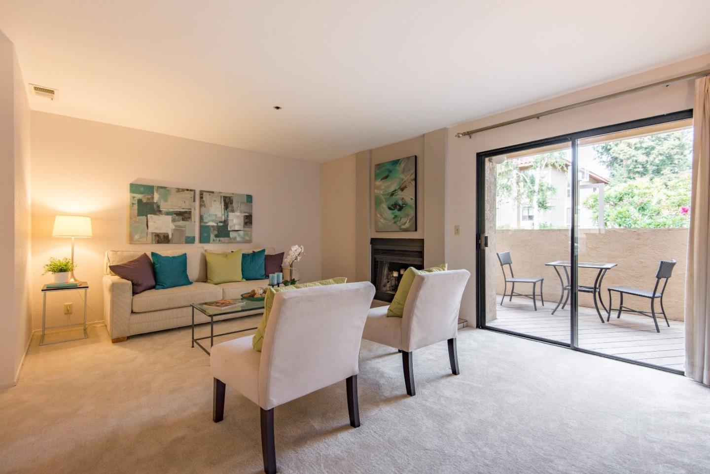 20666 Celeste Circle Cupertino, CA 95014 - Photo 6 of 15 a living room with furniture and a large window